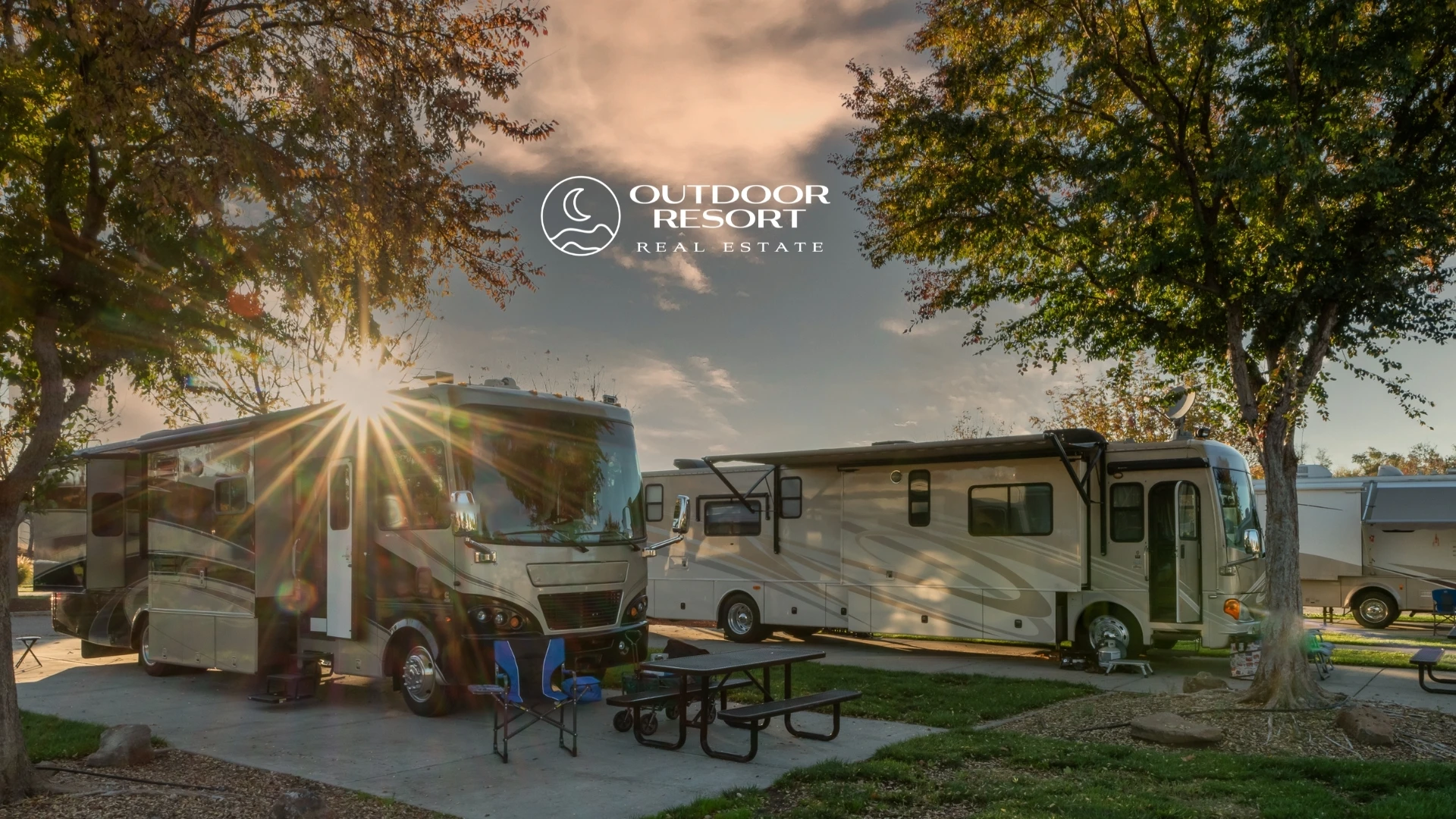 RV lot investment at Outdoor Resort Real Estate with luxury RV sites and resort amenities