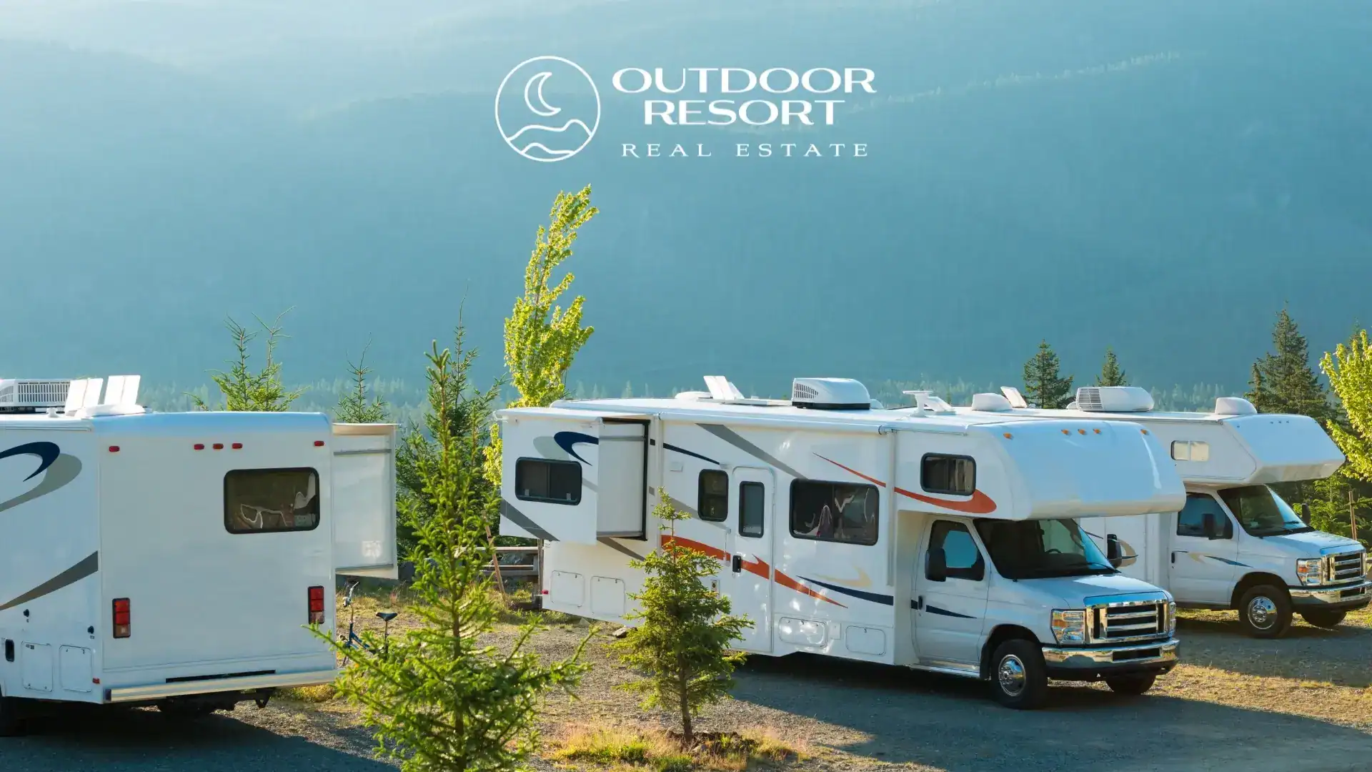 Existing resort lots with RVs offering an alternative to renting for vacations