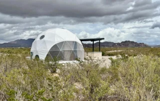 Glamping dome on 5 acres of Hueco Valley desert in Clint, Texas